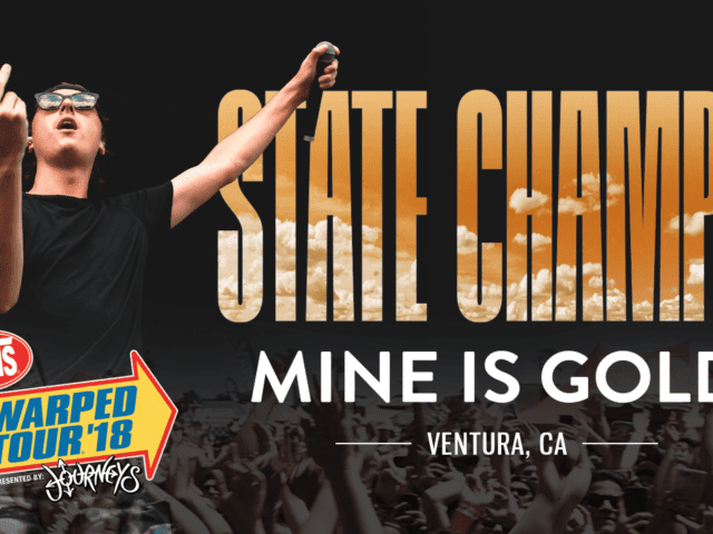 State Champs – “Mine Is Gold” LIVE! Vans Warped Tour 2018