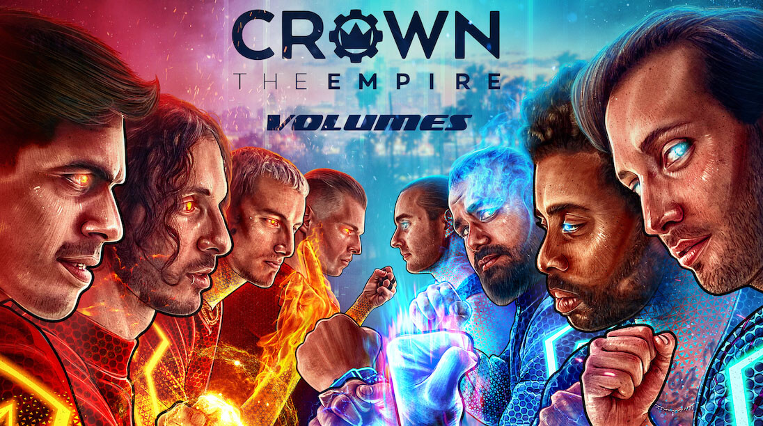 CROWN THE EMPIRE + VOLUMES ANNOUNCE ‘THE BATTLE OF LOS ANGELES’ LIVESTREAM SHOW